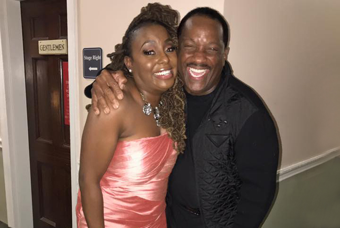 Donnie with Ledisi
