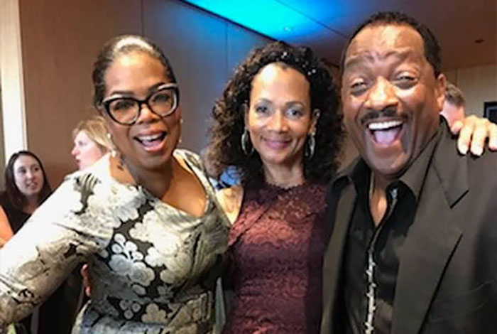 Donnie and Pam with Oprah Winfrey
