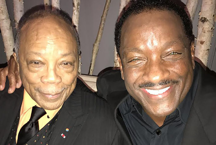 Donnie with Quincy Jones